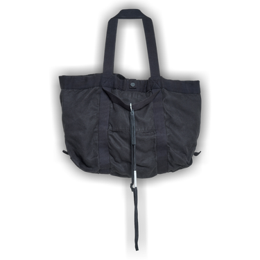 Buy Boris Bidjan Saberi Vinyl Coated Tote Bag 'Black' - TOTE BAG2