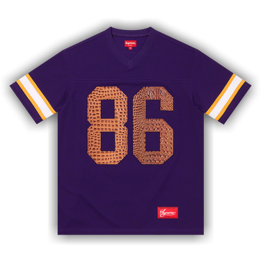 世界有名な Faux Supreme Buy Croc SS22KN26 - 'Purple' Jersey Football シャツ