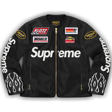 Buy Supreme x Vanson Leathers Cordura Mesh Jacket 'Black