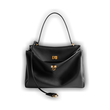 トートバッグ BALENCIAGA FW25 RODEO TOP HANDLE M (789772 2AA5L6036) Balenciaga Rodeo Top Handle Bag in Black | FWRD