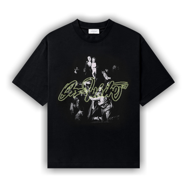 (オフホワイト) Script Skate Tシャツ OMAA120C99JER00D Black Script T-Shirt in BLACK for Men | Off-White™