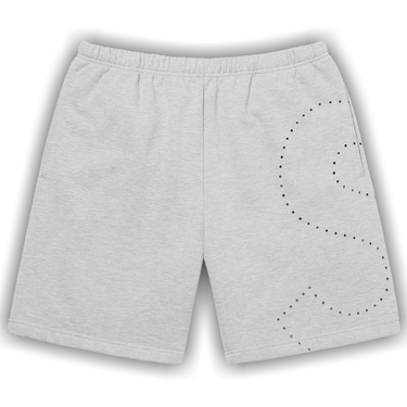 Buy Supreme Laser Cut S Logo Sweatshort 'Heather Grey' - SS21SH20