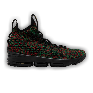 Lebron 15 black and yellow top