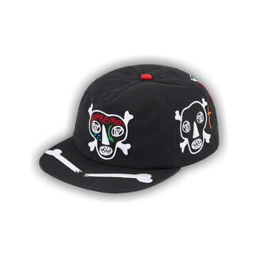 帽子 SUPREME Clayton Patterson Skulls 5-Panel Supreme Clayton Patterson Skulls 5-Panel (SS21) - $48