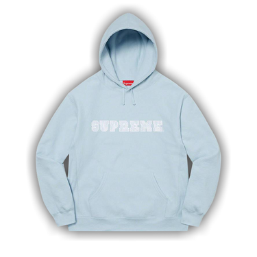 トップス Supreme Lace Hooded Sweatshirt L Buy Supreme Lace Hooded Sweatshirt 'Light Blue' - SS22SW12 LIGHT