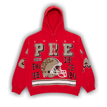 Buy Supreme Champions Studded Hooded Sweatshirt Red FW24SW47 RED GOAT