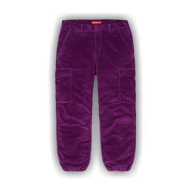 Buy Supreme Wide Wale Corduroy Cargo Pants 'Purple' - SS20P64