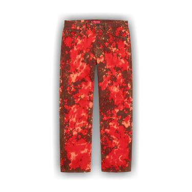 Buy Supreme Regular Jean 'Bleached Red' - FW21P31 BLEACHED