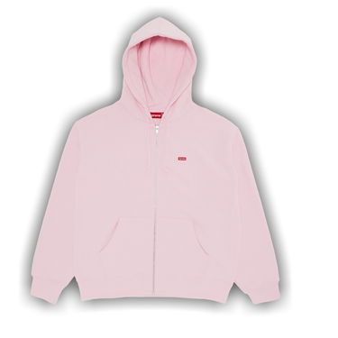 【Supreme】Small Box Zip Up Hooded Sweatshirt★Pink★24FW★ Supreme Small Box Zip Up Hooded Sweatshirt (FW24) Light Pink