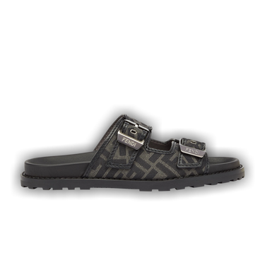 Buy Fendi Feel Sandal 'FF Jacquard - Black' - 7X1604 AJZF