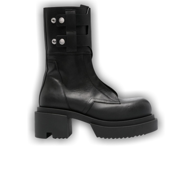 Buy Rick Owens Field Bogun Stiefel 80mm 'Black' - RU02D6836