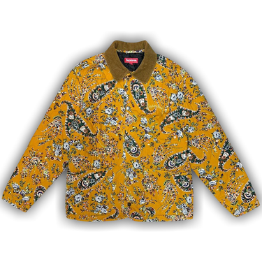 定価以下‼︎【S】Supreme Quilted Paisley Jacket Buy Supreme Quilted Paisley Jacket 'Mustard Paisley' - FW19J16
