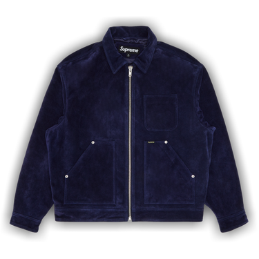 Buy Supreme Suede Work Jacket 'Blue' - FW24J87 BLUE | GOAT