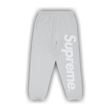 Buy Supreme Satin Appliqué Sweatpant 'Heather Grey' - FW24P48 HEATHER GREY  | GOAT