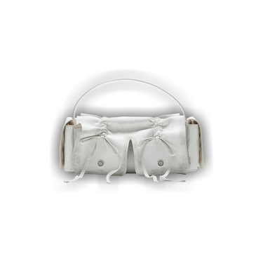 Buy Acne Studios Multipocket Bag 'White/Grey' - A10368 GOAT WHIT
