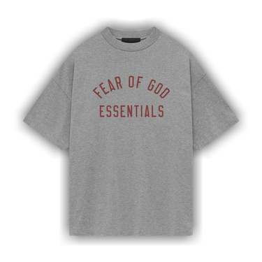 Buy Fear of God Essentials Jersey Crewneck Tee 'Dark Heather