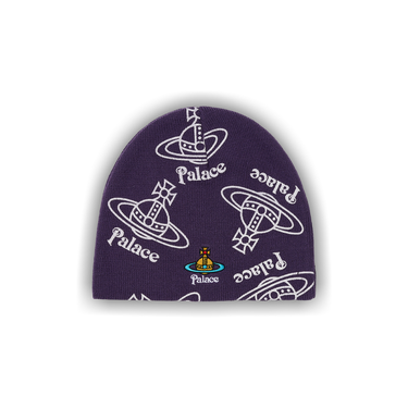 PALACE Vivienne Westwood ビーニー Palace x Vivienne Westwood Orb Logo Jersey Beanie Hat Black