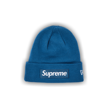 Buy Supreme x New Era Box Logo Beanie 'Blue' - FW23BN26 BLUE