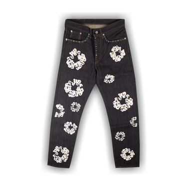 Denim Tears Rhinestone Wreath Durag 美品 Denim Tears Rhinestone Cotton Wreath Durag Oatmeal Men's