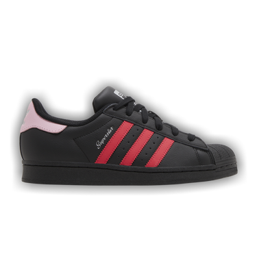 Buy Wmns Superstar Black Scarlet Pink IE2999 GOAT UK