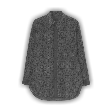 Buy Yohji Yamamoto Pour Homme Ashymmetric Notch Collar Shirt