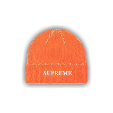 22ss Supreme® Overprint Beanie Orange Supreme Overprint Beanie (SS22) - $40