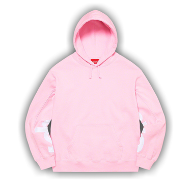 Buy Supreme Cropped Panels Hooded Sweatshirt 'Light Pink