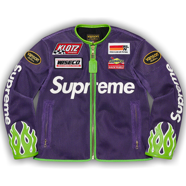 ミュージシャン Supreme Buy Supreme x Vanson Leathers Cordura Mesh Jacket 'Purple