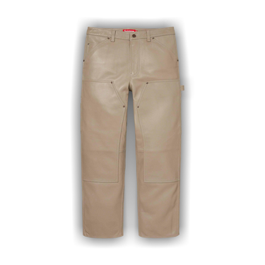 Buy Supreme Leather Double Knee Painter Pant 'Tan' - FW23P21 TAN