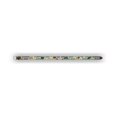 Buy Supreme Repeat Leather Belt 'Woodland Camo' - SS24A27 WOODLAND