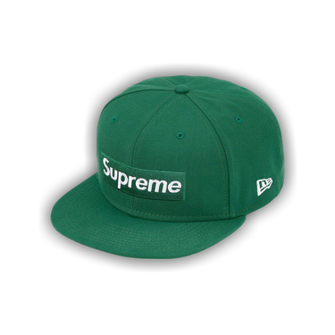 Buy Supreme Money Box Logo New Era 'Dark Green' - FW22H37