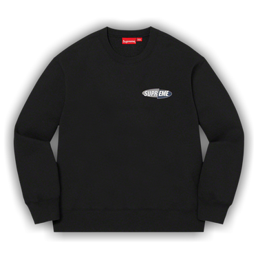 Buy Supreme 212 Crewneck 'Black' - FW22SW101 BLACK | GOAT