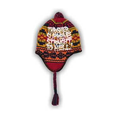 Buy Supreme x Thrasher Earflip Beanie 'Red' - FW24BN4 RED | GOAT