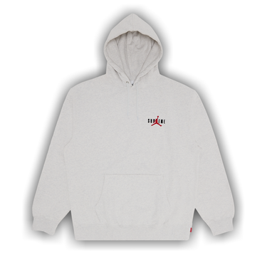 Buy Supreme x Jordan Hooded Sweatshirt 'Ash Grey' - FW24SW1