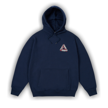 Buy Palace Tri-Line Hood 'Navy' - P27CS082 | GOAT