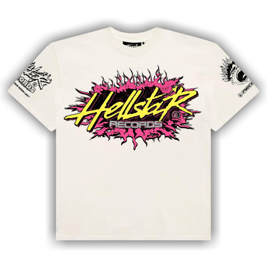 関税込み★HELLSTAR★Records 長袖 ホワイト Tシャツ Hellstar_records_longsleeve_a2