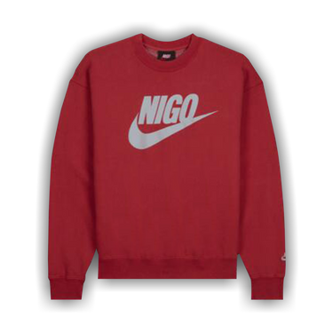 Buy Nike x Nigo NRG Fleece Crew Sweatshirt 'Red' - FV5941 687 | GOAT