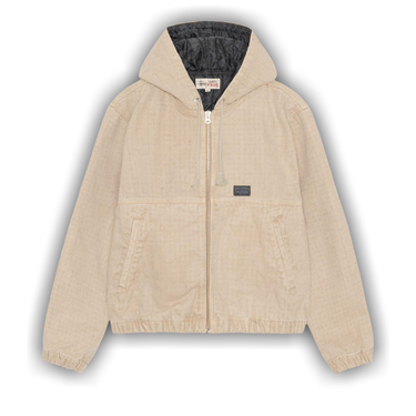 ジャケット・アウター STUSSY WORKJACKETCAMO CANVAS NEEDLEPUNCH Stussy Camo Canvas Needlepunch Work Jacket Woodland Camo Men's