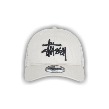 Buy Stussy New Era 9TWENTY Basic Trucker 'Stone' - 1311126 STON | GOAT