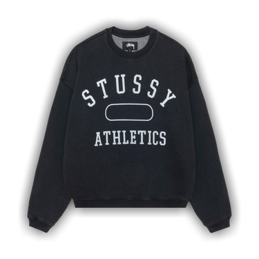 Buy Stussy Athletics Crew 'Washed Black' - 118568 WABK | GOAT UK