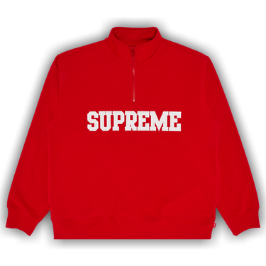 【Supreme】Small Box Half Zip Pullover★Red★25SS★ Supreme-Small-Box-Half-Zip-