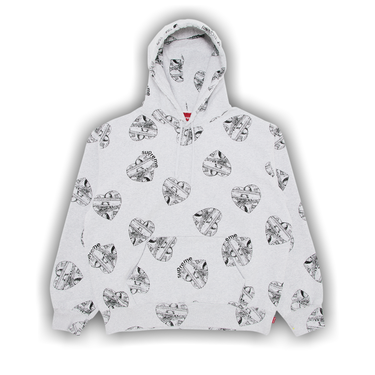 Buy Supreme Love Cash Hooded Sweatshirt 'Ash Grey' - FW24SW74 ASH