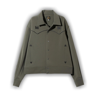 Buy Needles Piping Cowboy Jacket 'Olive' - PU208 OLIV | GOAT