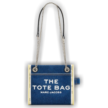 Buy Marc Jacobs The Denim Chain Tote Bag 'Dark Wash