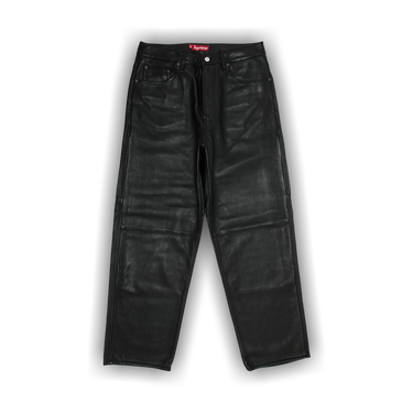 Buy Supreme Leather Baggy 5-Pocket Jean 'Black' - FW24P94 Buy Supreme Leather Baggy 5-Pocket Jean 'Black' - FW24P94