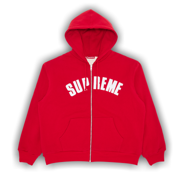 Buy Supreme Arc Thermal Zip Up Hooded Sweatshirt Red FW24SW42 RED GOAT