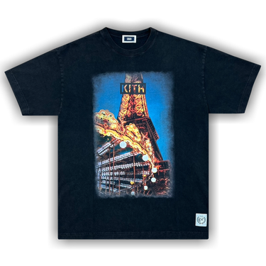Buy Kith Paris Exclusive Eiffel Tower Vintage Tee 'Black