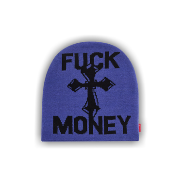 Buy Supreme Fuck Money Beanie 'Royal' - FW24BN60 ROYAL | GOAT