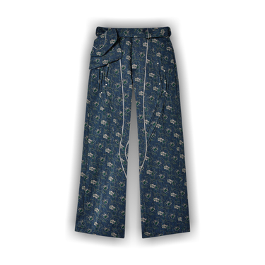 Buy Kiko Kostadinov Chalice Trouser 'Floral Jacquard' - KKAW24T03