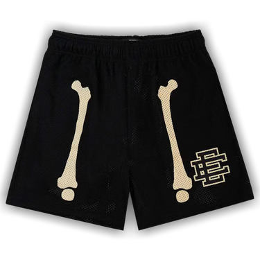 Eric Emanuel shorts 黒　Lsize Buy Eric Emanuel EE Basic Short 'Black Bones' - 02571